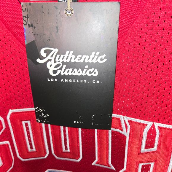 HeadGear Classics Sz 2XL Red Tyrese Maxey High School Basketball Jeresy - Picture 3 of 9